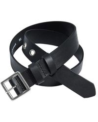 Bitte Kai Rand - Zwart Leren Riem Met Metalen Gesp - Lyst