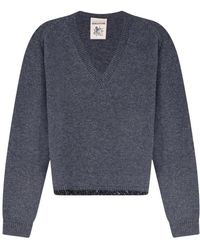 Semicouture - V-Neck Knitwear - Lyst