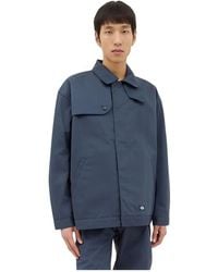Dickies - Jassen ,Blauw ,Katoen Klassieke Twill Eisenhower Jas - Lyst