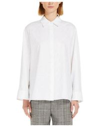 Max Mara - Weiße oxford baumwolle hemd - Lyst
