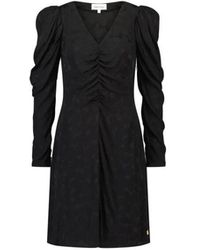 FABIENNE CHAPOT - Vera kurzes kleid mit gerüschten puffärmeln - Lyst
