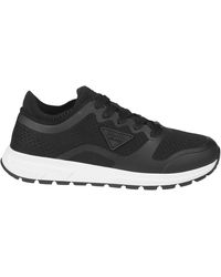 Prada - Schoenen ,Zwart ,Prax 2.0 Knit Fabric Sneakers - Lyst
