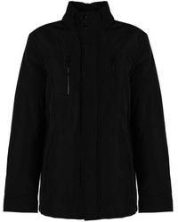 Geox - Minimalistische jacke mit kapuze - Lyst