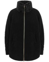 Herno - Maglia Collo Alto Cardigan - Lyst