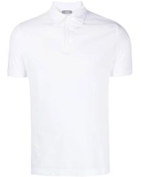 Zanone - Weiße polo t-shirts und polos - Lyst