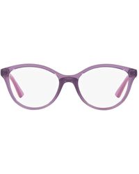 Vogue - Transparent violet eyewear frames - Lyst