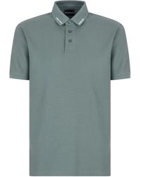Emporio Armani - Tops ,Groen ,Polo Shirts Groen Stijlvol - Lyst