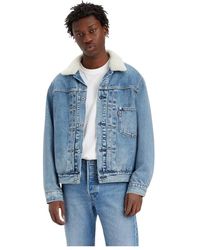 Levi's - Jassen ,Blauw ,Denim Denim Jassen - Lyst
