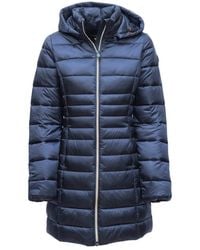 Save The Duck - Piumino Midi Con Cappuccio - Lyst
