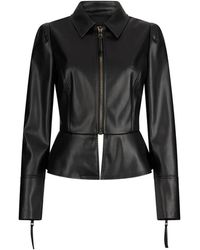 Liu Jo - Slim-Fit Jas Met Gecoat Effect - Lyst