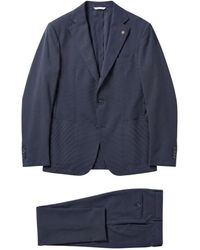 Manuel Ritz - Kostuums ,Blauw ,Katoen Abito - Lyst