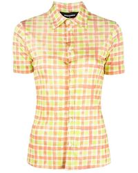 DSquared² - Overhemden ,Veelkleurig ,Katoen Underwater Shirt - Lyst