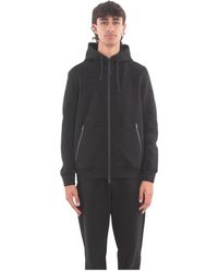DUNO - Hoodies & Sweatvesten ,Zwart ,Tech Jersey Full Zip Hoodie - Lyst