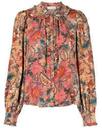 Ulla Johnson - Blouse Met Bloemenprint - Lyst