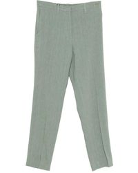 Marella - Broeken ,Groen ,Leer Mlmcaro Cropped Broek - Lyst