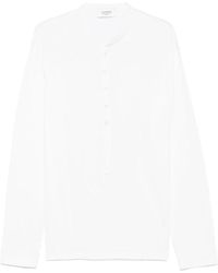 Laneus - Seidenbaumwoll-Langarm-T-Shirt - Lyst