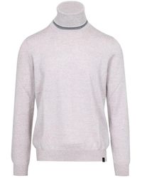Fay - Turtleneck Trui - Lyst