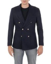 Eleventy - Jassen ,Blauw ,Jacket - Lyst