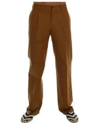 Dolce & Gabbana - Straight Trousers - Lyst
