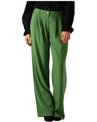 Ydence - Broeken ,Groen ,Elegante Groene Broek Phoebe - Lyst