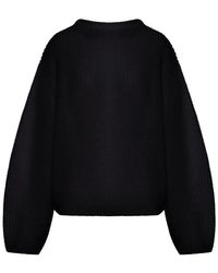 TOTEME - Round-Neck Knitwear - Lyst