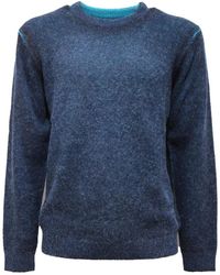Sun 68 - Wool Blend Sweater - Lyst