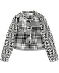 Self-Portrait - Blazer Check - Lyst