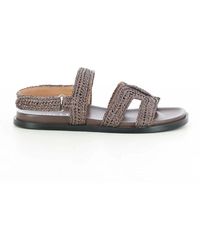 Bibi Lou - Schoenen ,Bruin ,Leer Mindy Flat Sandal - Lyst