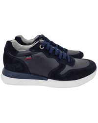 Callaghan - Suède Sneakers Met Gepatenteerde Rubberen Zool - Lyst