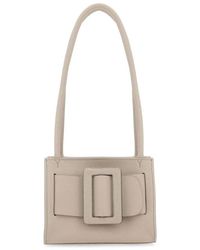 Boyy - Weiche schultertasche aus taubengrauem leder - Lyst