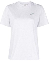 Coperni - Grijs Casual T-Shirt Met Korte Mouwen Van Katoen - Lyst
