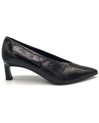 Halmanera - Schoenen ,Zwart ,Leer Zwarte Lakleren Pumps Gemaakt - Lyst