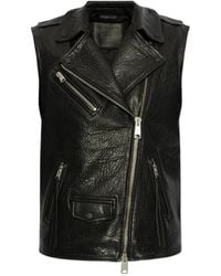 AllSaints - Vests - Lyst