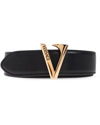 Versace - Leder Gürtel - Lyst