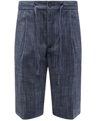 Hevò - Korte Broeken ,Blauw ,Katoen Torrelapillo 33 Shorts - Lyst