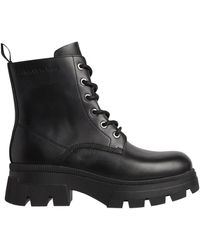 Calvin Klein - Lace-Up Boots - Lyst
