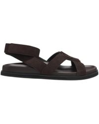 BOSS - Flat Sandals - Lyst