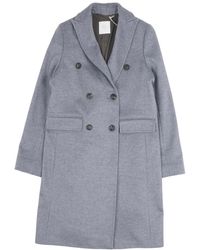 Eleventy - Double-Breasted Coats - Lyst