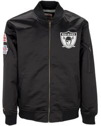 Mitchell & Ness - Oakland Raiders Lichtgewicht Satijnen Bomberjack - Lyst