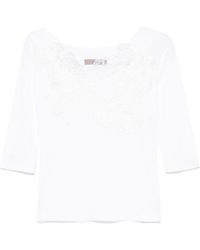 D.exterior - Weißes elegantes oberteil ss25 - Lyst