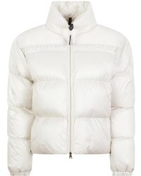 Moncler - Jassen ,Wit ,Meditation Kort Donsjack - Lyst