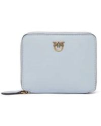 Pinko - Accessoires ,Blauw ,Katoen Wallets & Cardholders - Lyst