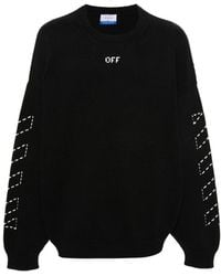Off-White c/o Virgil Abloh - Round-Neck Knitwear - Lyst