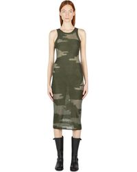 DURAZZI MILANO - Grafisches strick-midi-kleid - Lyst