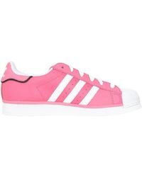 adidas Originals - Zapatillas rosa para mujer con rayas blancas - Lyst
