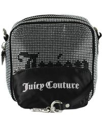 Juicy Couture - Borsa hazel squared clutch con strass - Lyst
