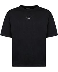 Drole de Monsieur - Klassisches slogan schwarzes t-shirt - Lyst