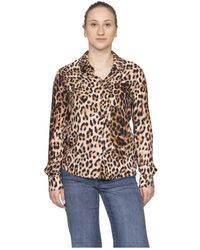 Moschino - Overhemden ,Bruin ,Denim Camicia 1101 Fantasia - Lyst