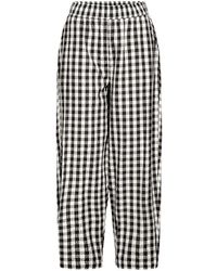 Ichi - Broeken ,Veelkleurig ,Polyester Ihkate Straight Broeken - Lyst