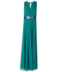 Pennyblack - Georgette Maxikleid Mit Elastischem Bund - Lyst